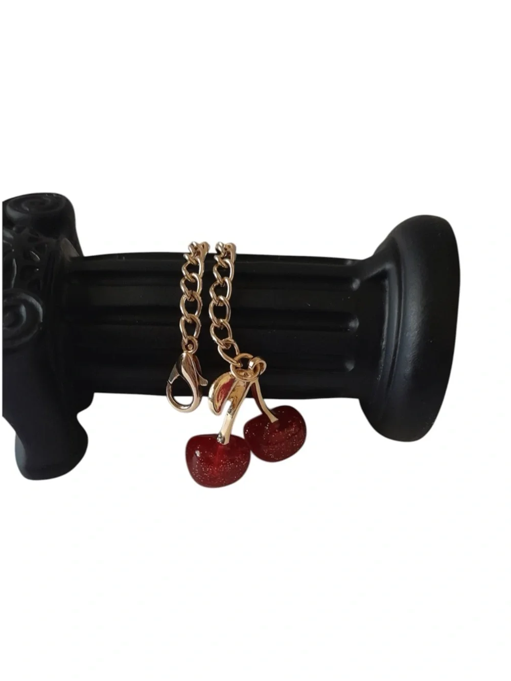 Mini Cherry Chain Charm